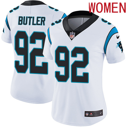 2019 Women Carolina Panthers #92 Butler white Nike Vapor Untouchable Limited NFL Jersey->kansas city chiefs->NFL Jersey